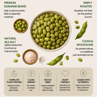 Roasted Salted Edamame (300gm)