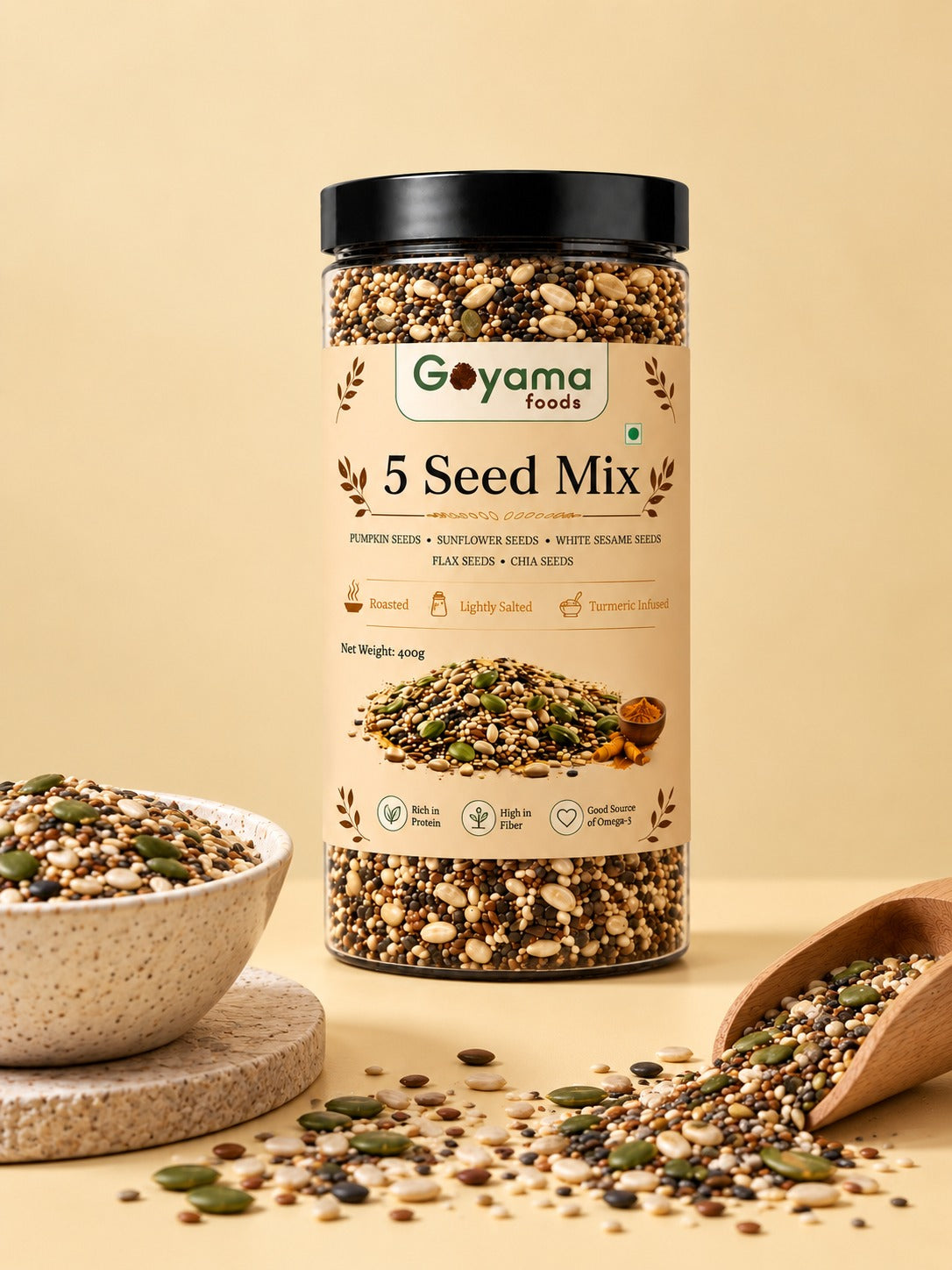 5 Seeds Mix (400gm)