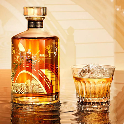 サントリー ウイスキー 響21年 700ml 空き瓶と箱 空瓶 響21年 化粧 【
