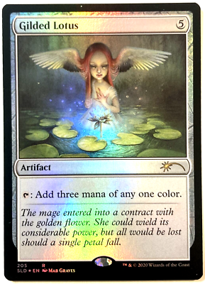 ゆ*き様 MTG FF secret Lair 金粉の睡蓮 レインボウ・フォイル Secret