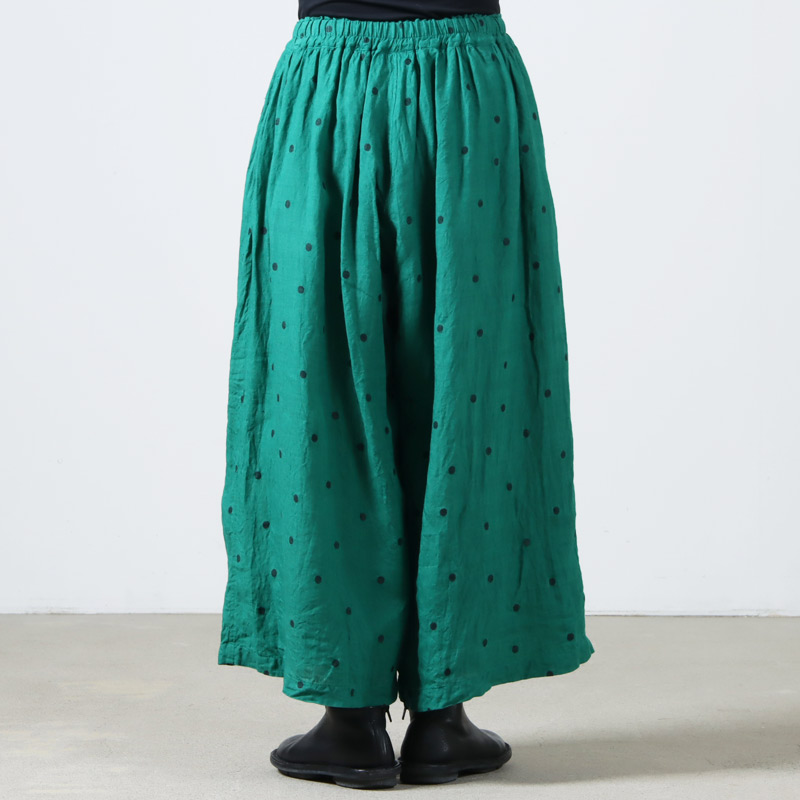 ICHI Antiquites (イチアンティークス) リネンドットイージーパンツ