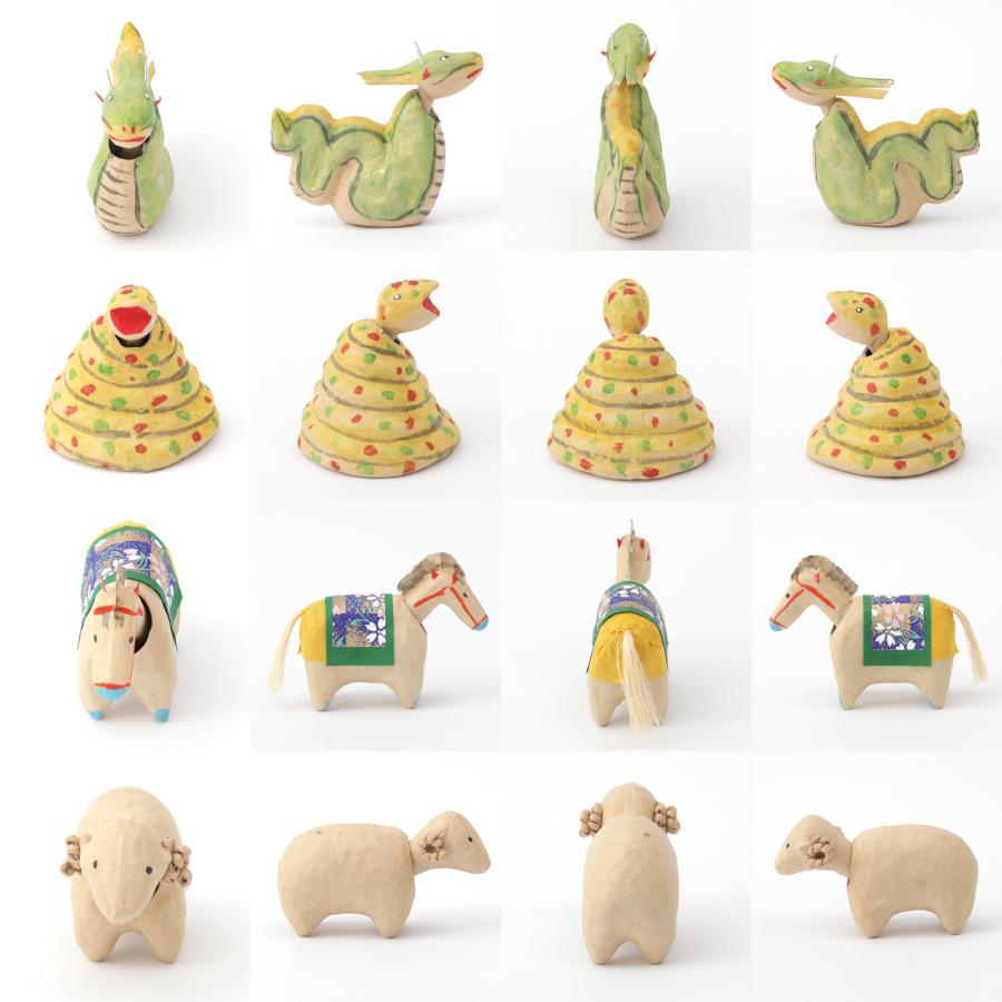 干支 置物 十二支 馬 午 おしゃれ かわいい 仙台張子 たかはしはしめ