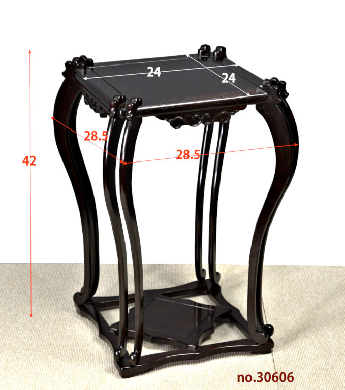 ショップ 唐木 花台 サイドテーブル アンティーク 唐木 花台 飾り台