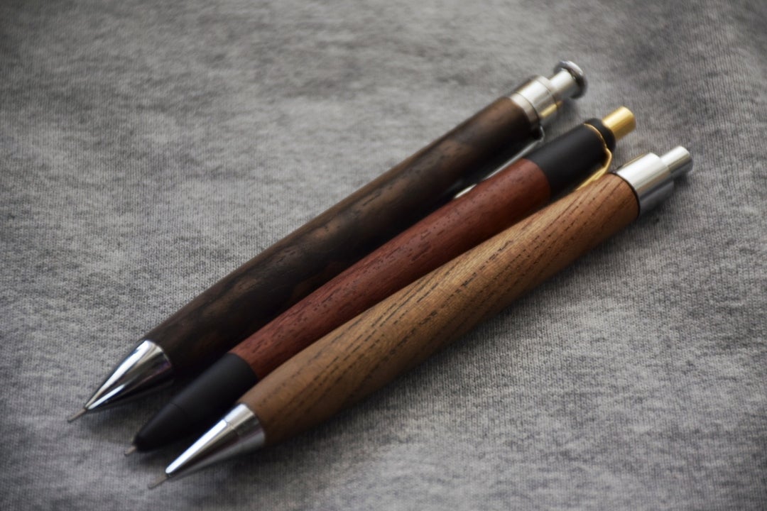 野原工芸 新型シャープペンシル 欅 野原工芸ロータリーボールペン 替え