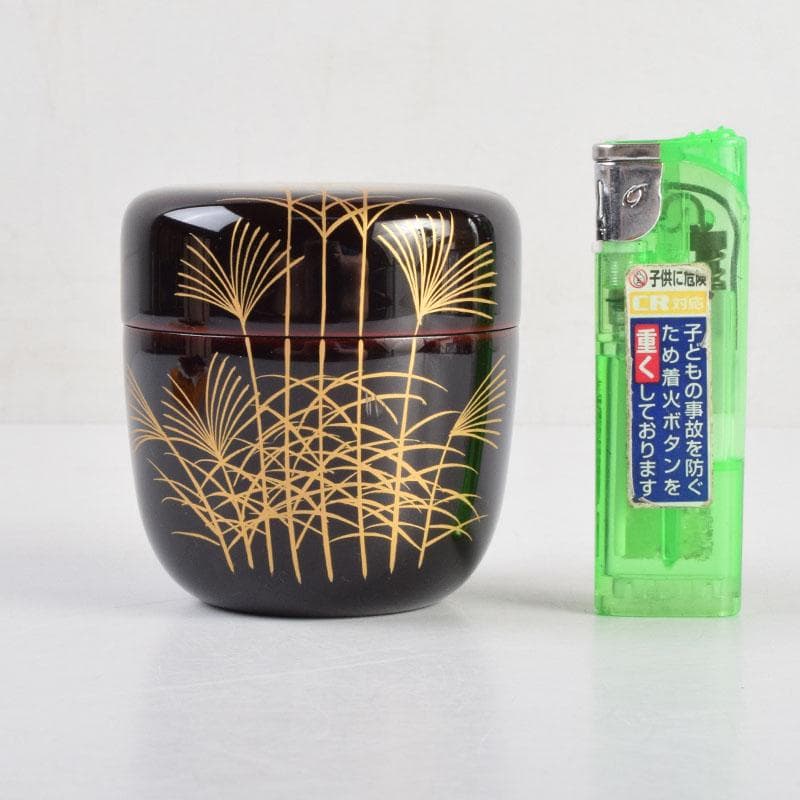 茶道具 加藤一衛造 秋月蒔絵 棗 共箱 V 8849 - メルカリ